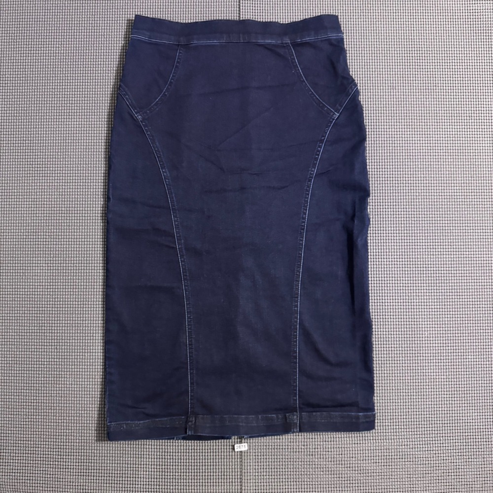 Soho New York & Company Jeans Dark Wash Denim Pencil Skirt Size M